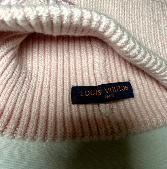 Louis Vuitton Soft Pink Beanie - Picture 2 of 2